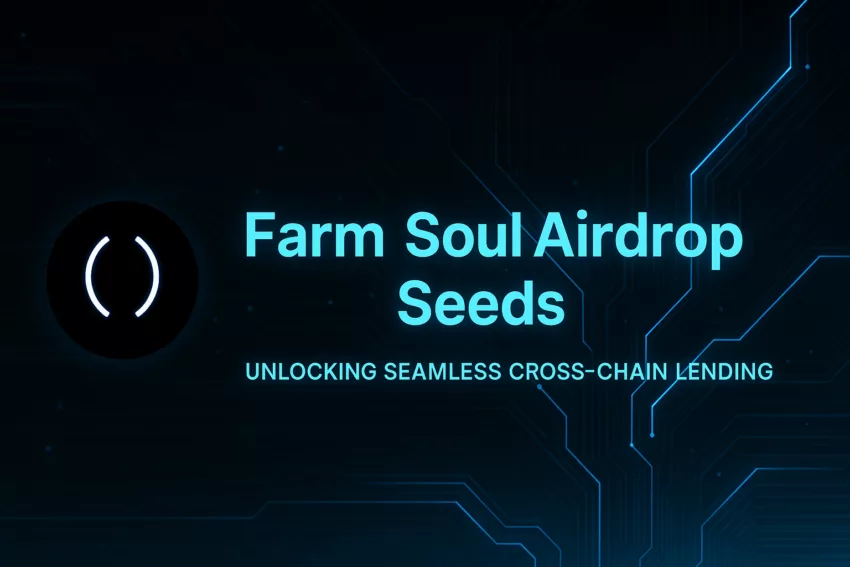 Soul Protocol airdrop banner with glowing circuits and tagline